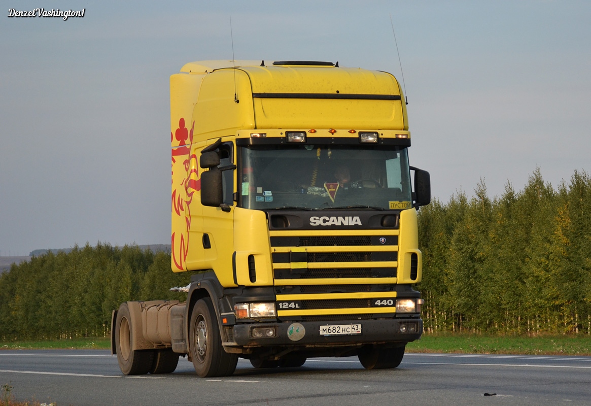 Кировская область, № М 682 НС 43 — Scania ('1996) R124L