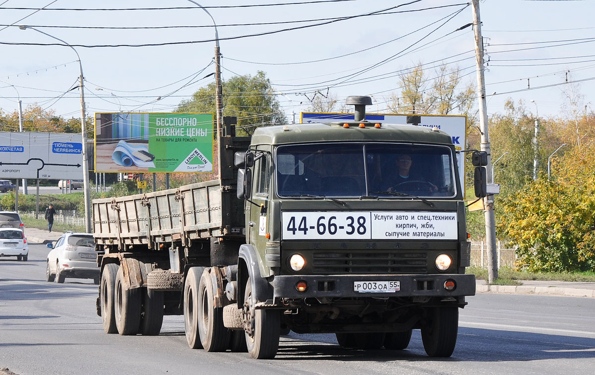 Омская область, № Р 003 ОА 55 — КамАЗ-54112