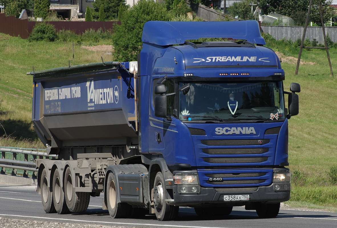 Московская область, № С 358 АХ 750 — Scania ('2013) G440