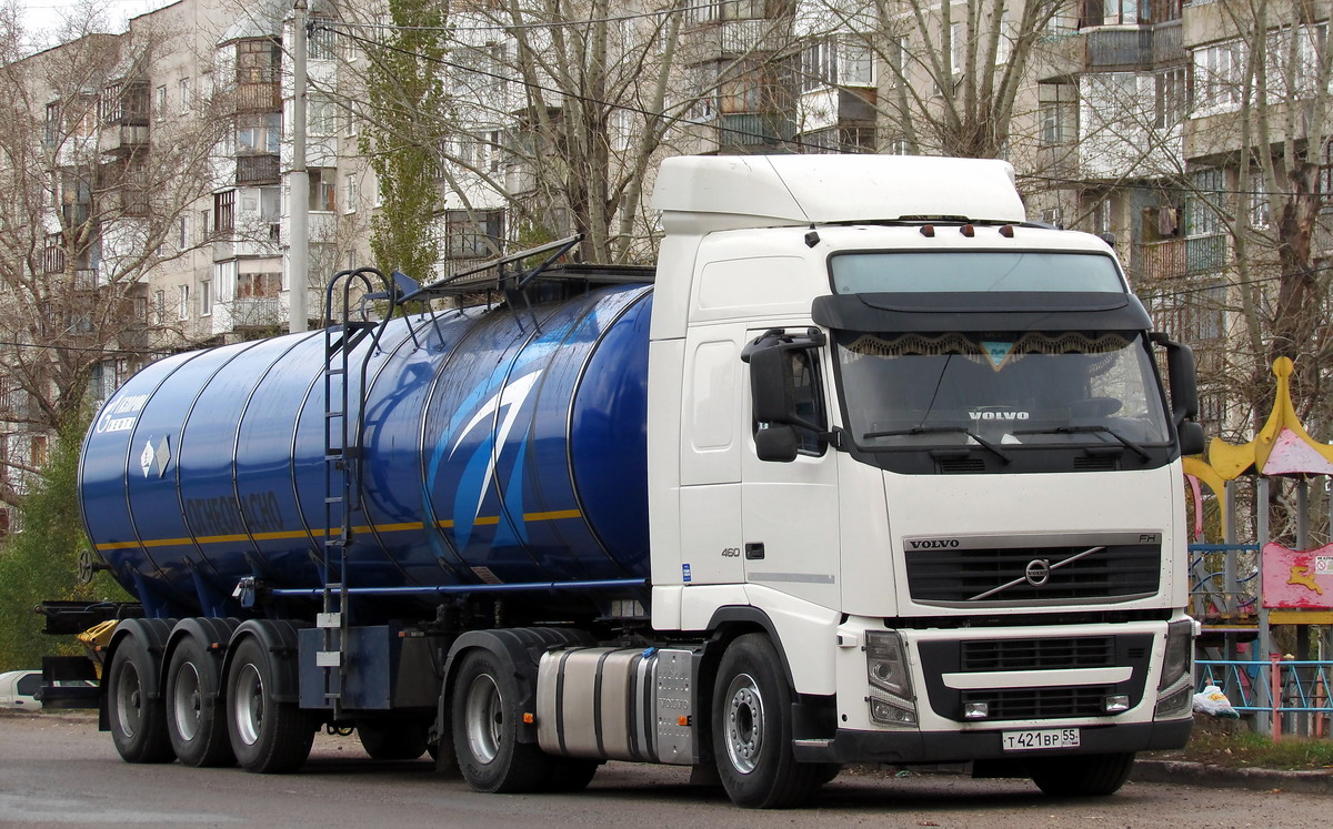 Омская область, № Т 421 ВР 55 — Volvo ('2008) FH.460