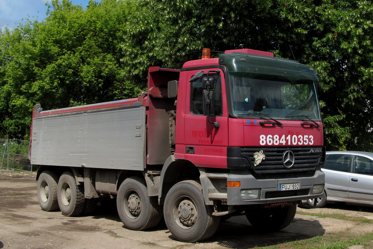Литва, № FUJ 932 — Mercedes-Benz Actros ('1997) 4140