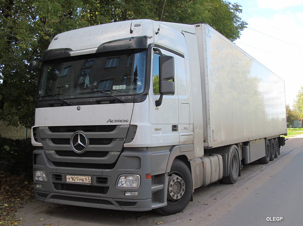 Смоленская область, № У 929 МЕ 67 — Mercedes-Benz Actros ('2009) 1844