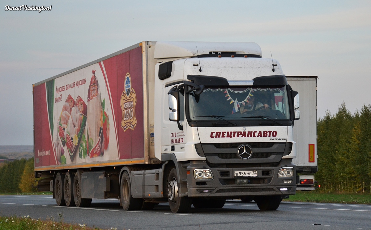 Ульяновская область, № В 956 МЕ 73 — Mercedes-Benz Actros '09 1844 [Z9M]