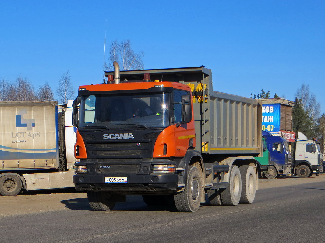 Кировская область, № К 005 ОС 43 — Scania ('2011) P400