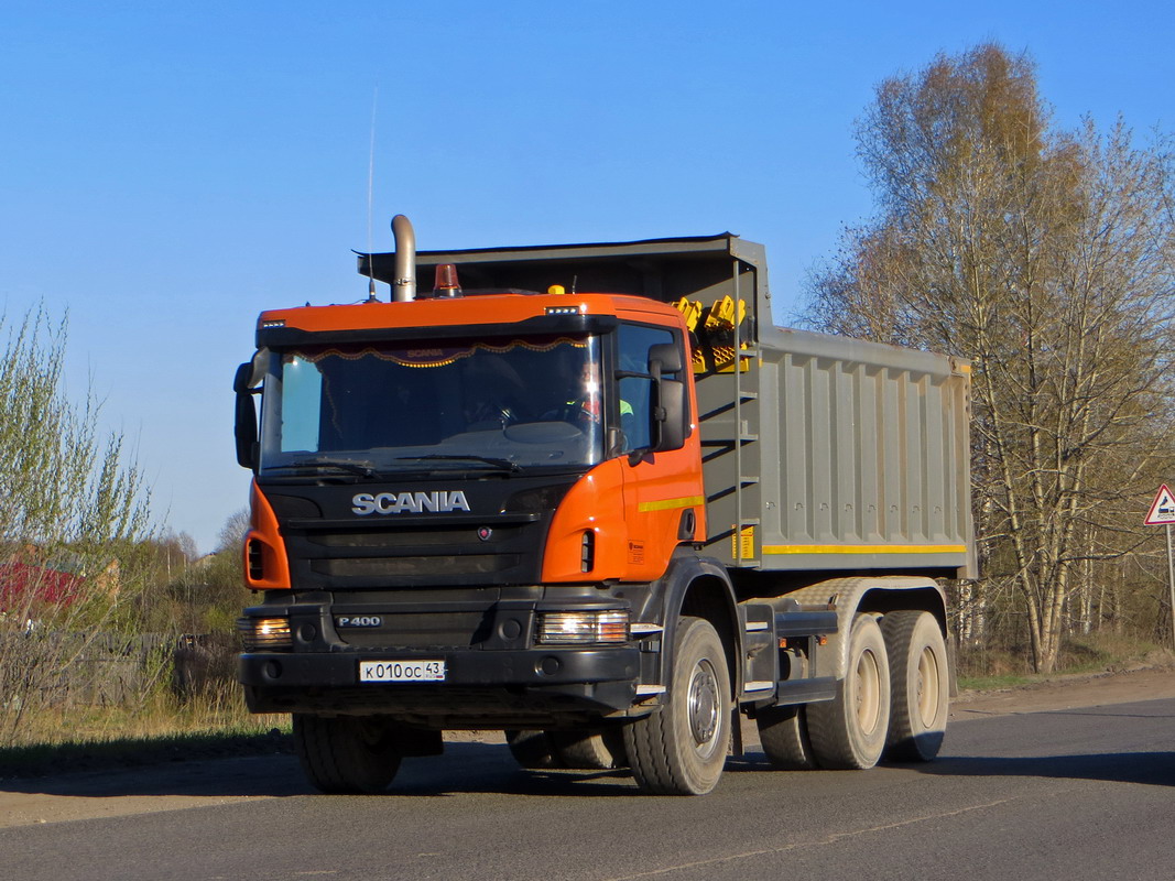 Кировская область, № К 010 ОС 43 — Scania ('2011) P400