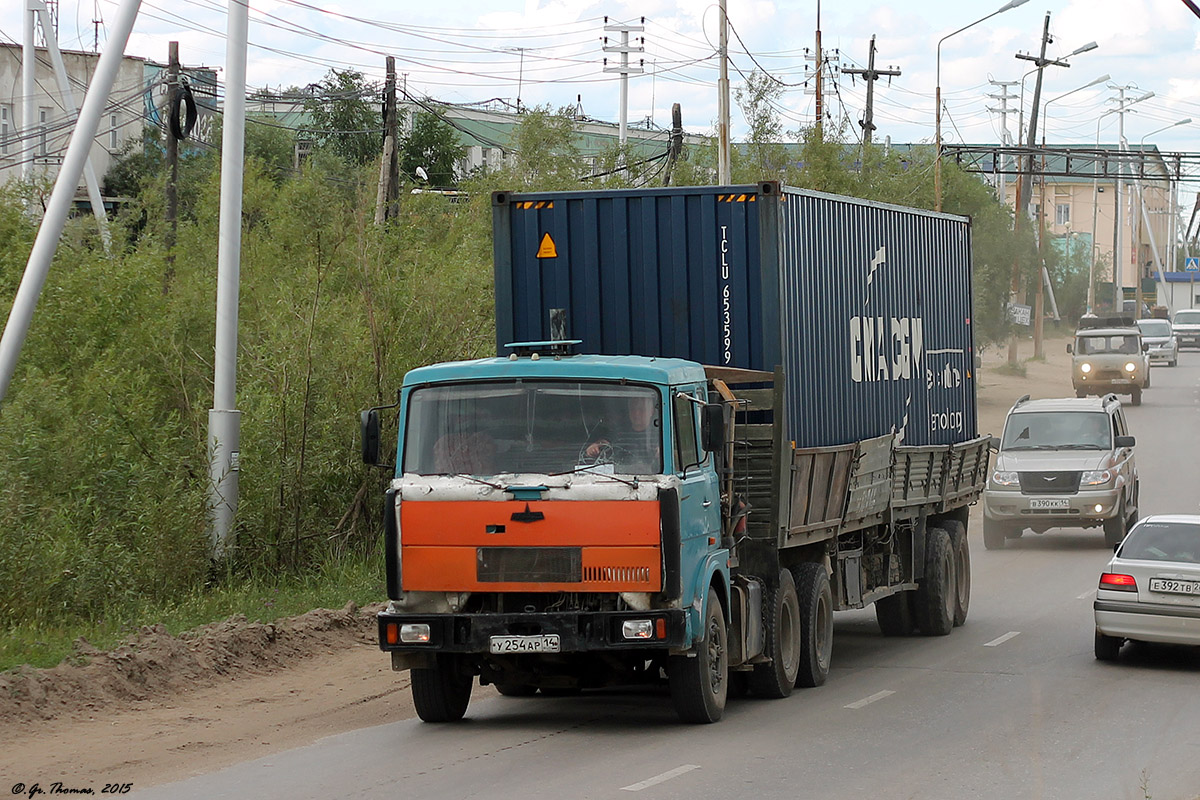 Саха (Якутия), № У 254 АР 14 — МАЗ-6422 (общая модель)