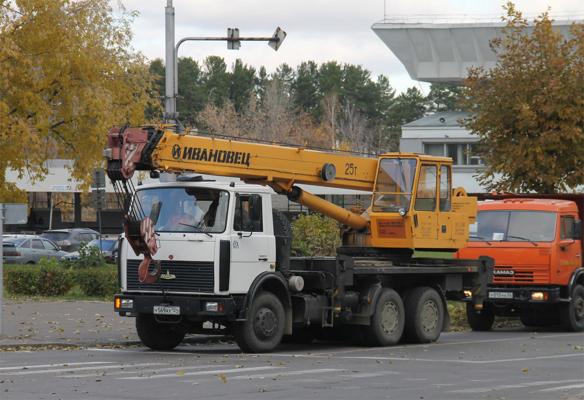 Красноярский край, № У 569 АХ 124 — МАЗ-6303A3