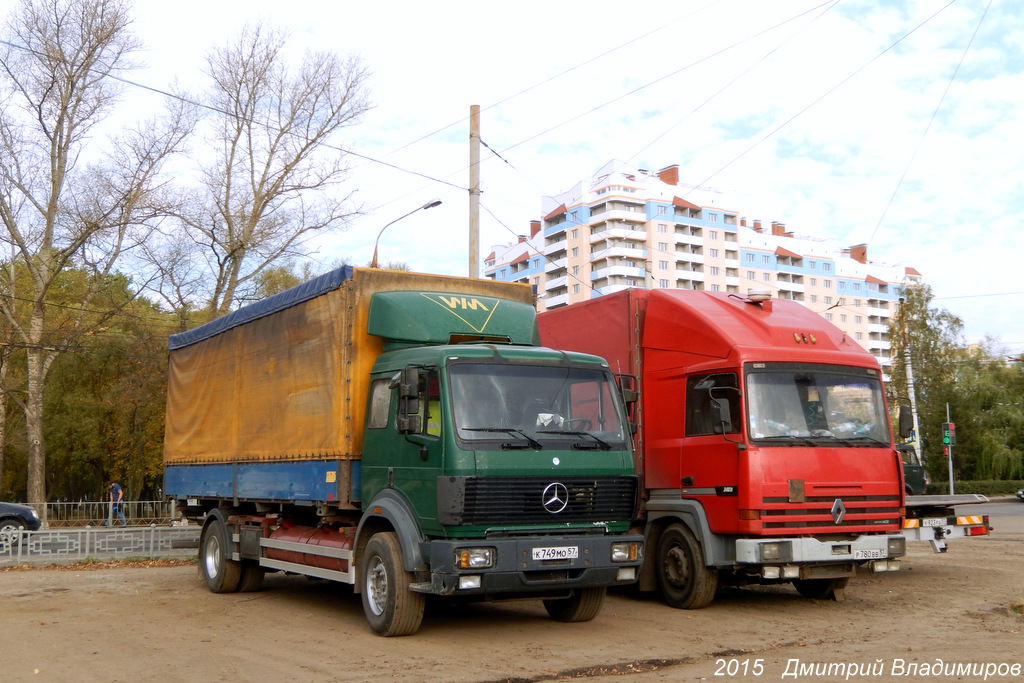 Орловская область, № К 749 МО 57 — Mercedes-Benz SK (общ. мод.)