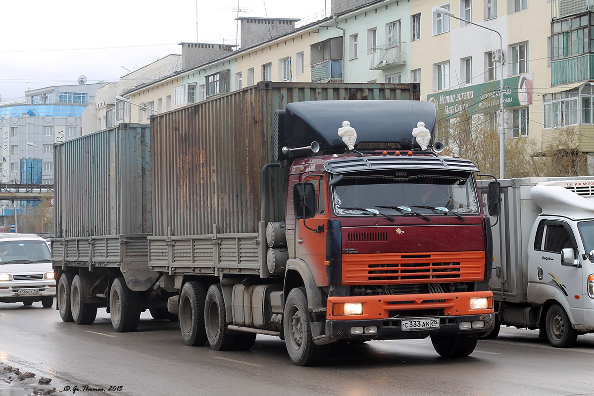 Амурская область, № С 333 АК 28 — КамАЗ-53212