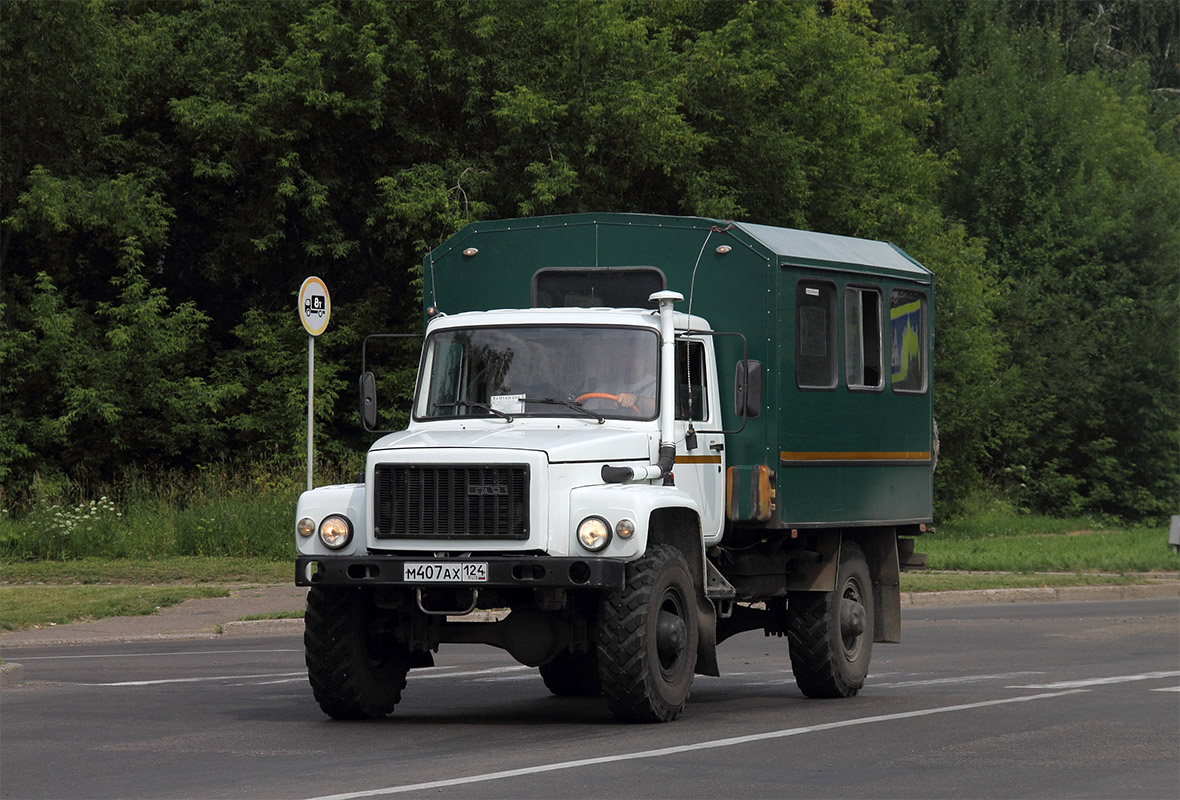 Красноярский край, № М 407 АХ 124 — ГАЗ-33081 «Садко»