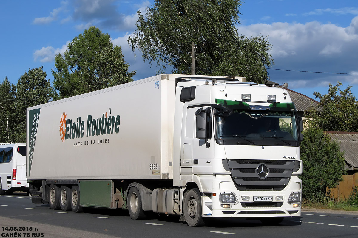 Ставропольский край, № Н 770 ТХ 26 — Mercedes-Benz Actros ('2009) 1844