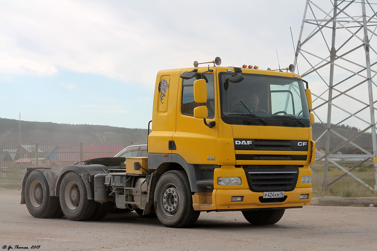 Саха (Якутия), № Р 424 КМ 14 — DAF CF85 FTT