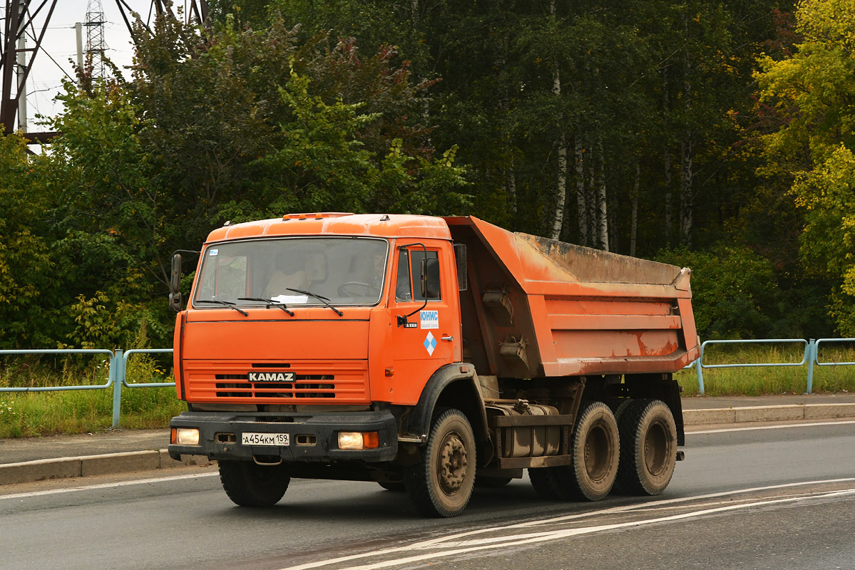 Пермский край, № А 454 КМ 159 — КамАЗ-55111-15 [55111R]