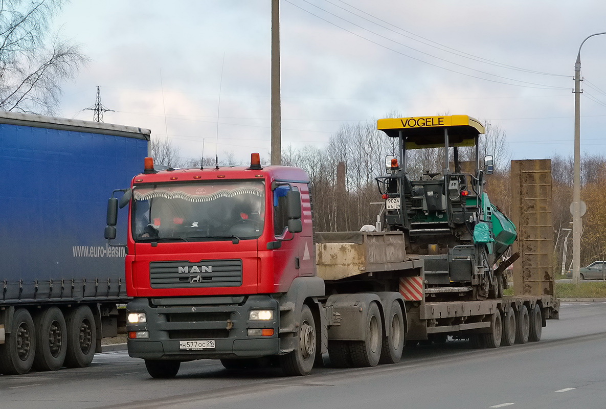 Архангельская область, № Н 577 ОС 29 — MAN TGA 33.430