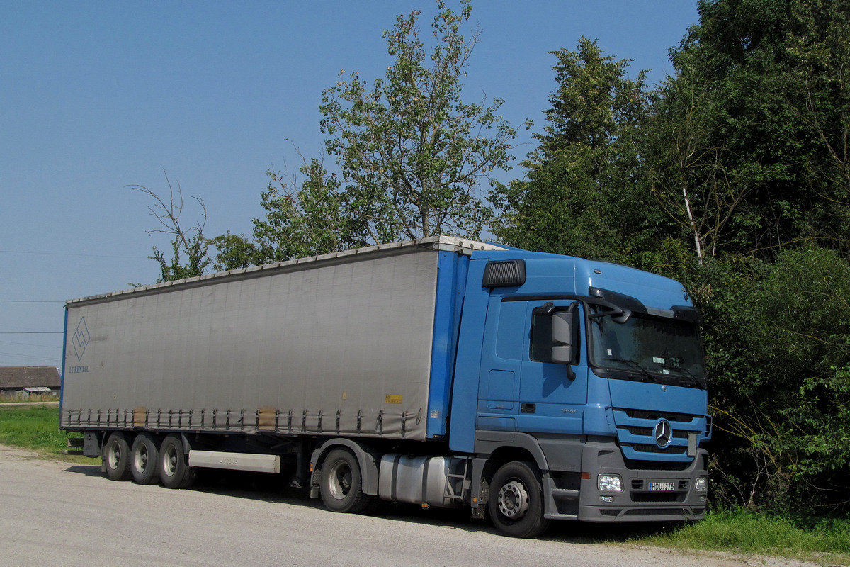 Литва, № HDU 276 — Mercedes-Benz Actros ('2009) 1844