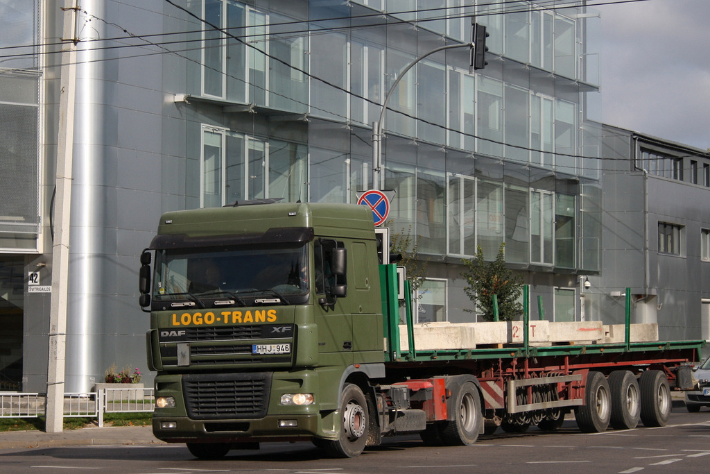 Литва, № HHJ 946 — DAF XF95 FT