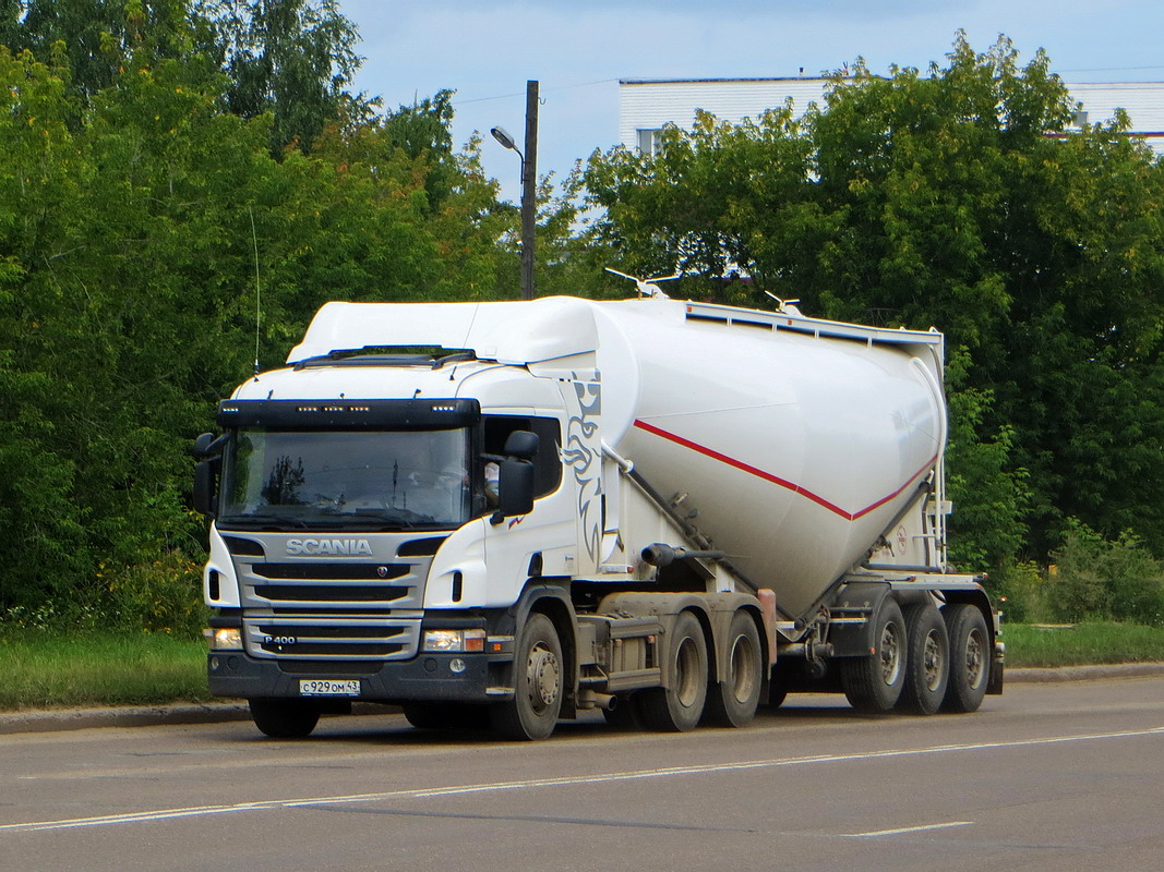 Кировская область, № С 929 ОМ 43 — Scania ('2011) P400