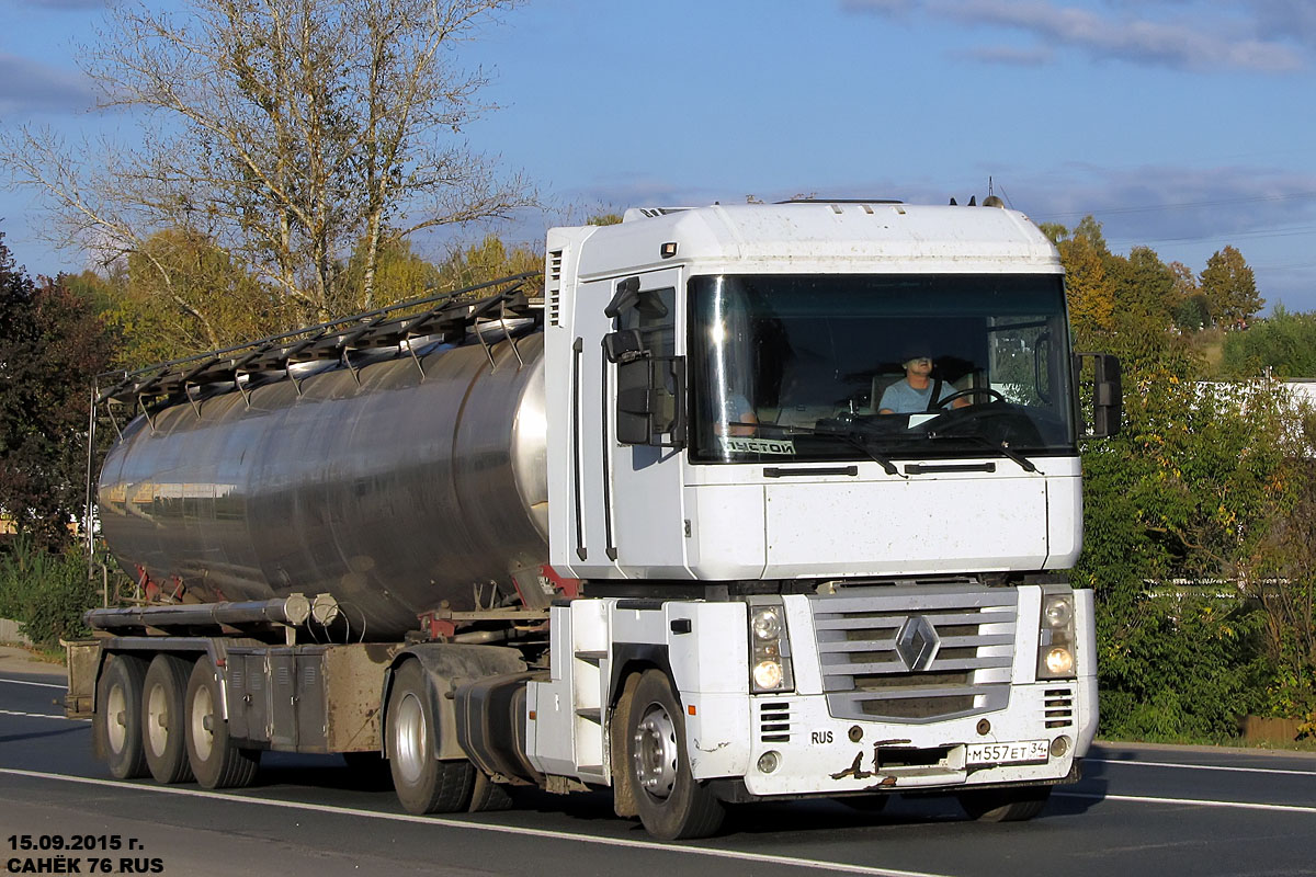 Волгоградская область, № М 557 ЕТ 34 — Renault Magnum E-Tech ('2001)