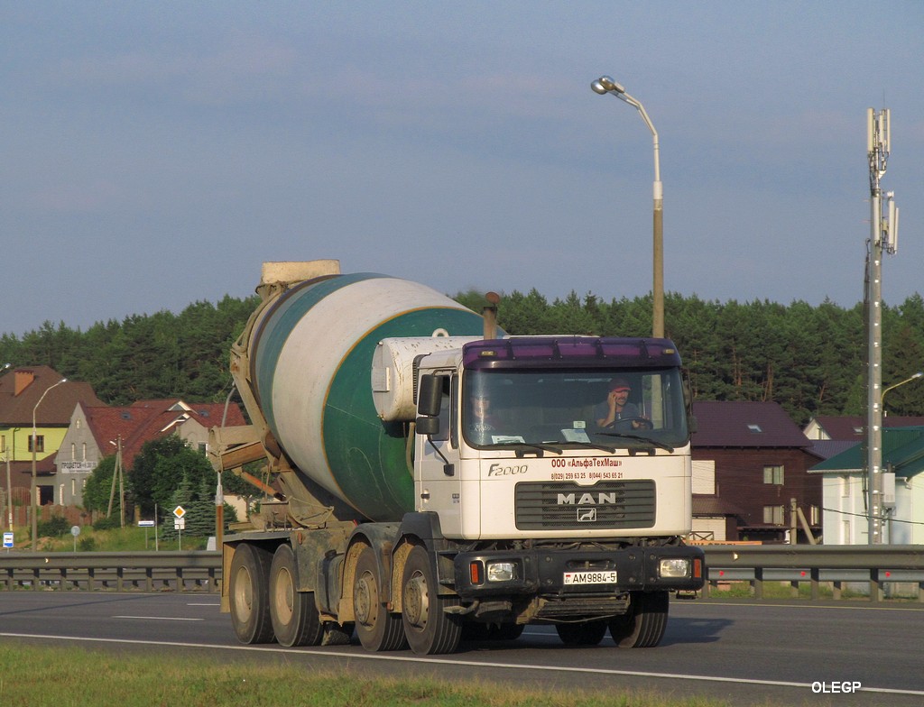 Минская область, № АМ 9884-5 — MAN F2000 (общая модель)