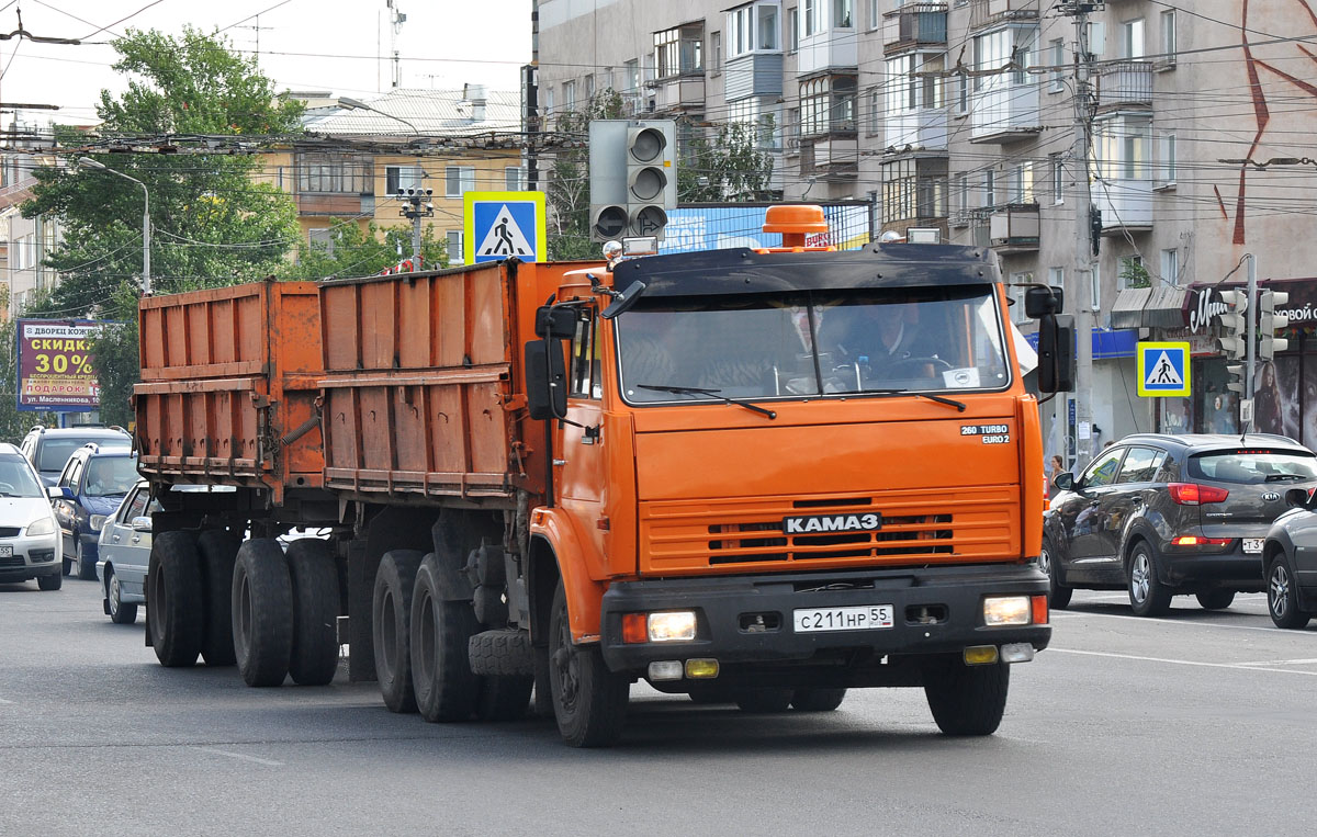 Омская область, № С 211 НР 55 — КамАЗ-5320