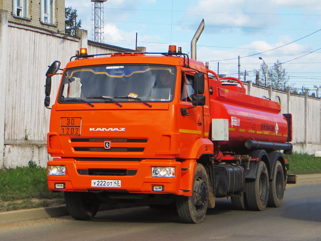 Кировская область, № У 222 ОТ 43 — КамАЗ-65115 (общая модель)