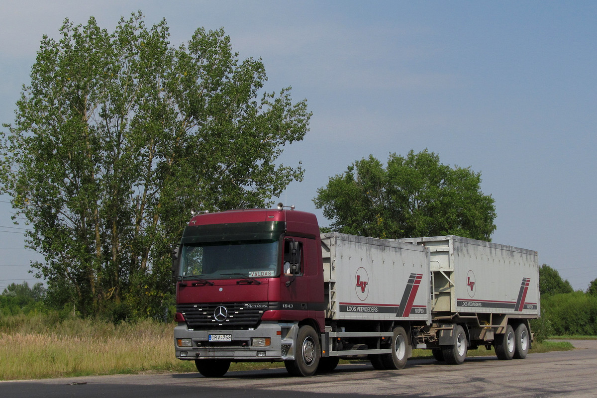 Литва, № CRV 753 — Mercedes-Benz Actros ('1997) 1843