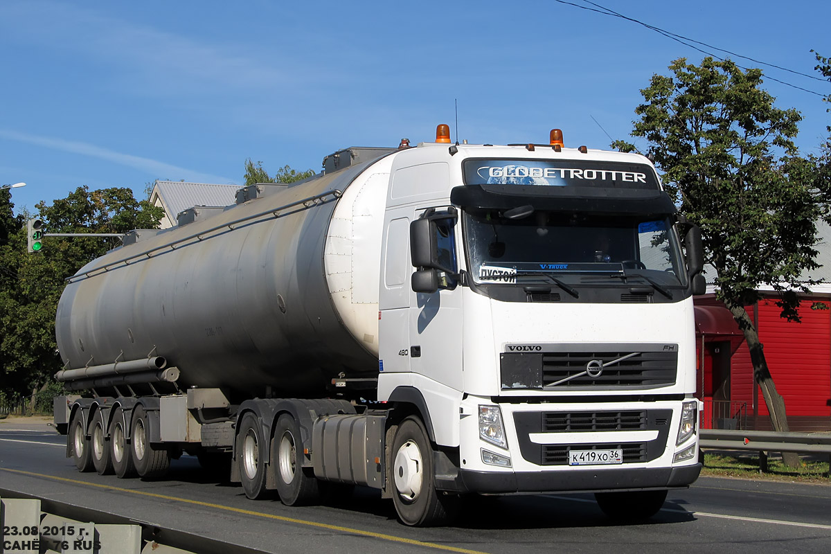 Воронежская область, № К 419 ХО 36 — Volvo ('2008) FH.480