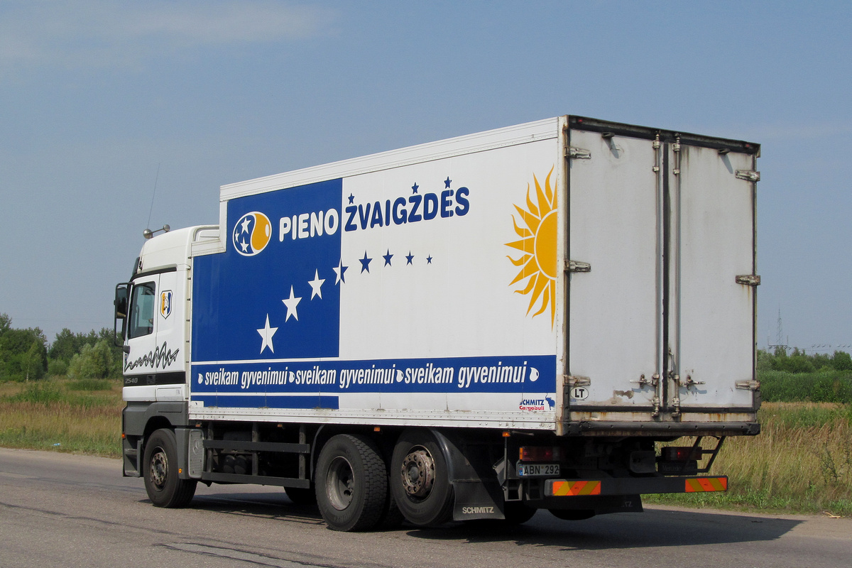 Литва, № ABN 292 — Mercedes-Benz Actros ('1997) 2540