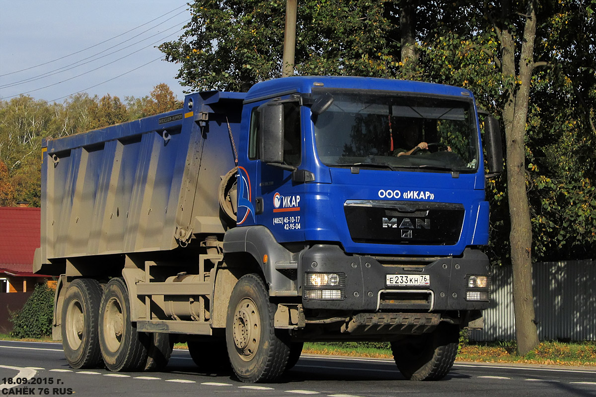 Ярославская область, № Е 233 КН 76 — MAN TGS ('2007) 40.390