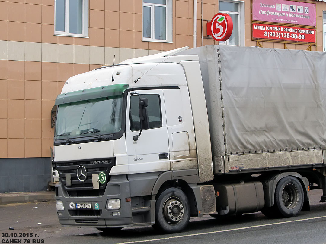 Польша, № WGS 80TV — Mercedes-Benz Actros ('2003) 1844