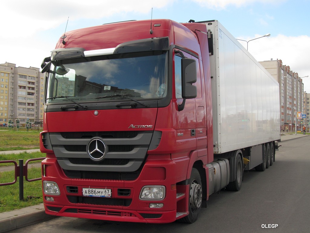 Смоленская область, № А 886 МУ 67 — Mercedes-Benz Actros ('2009) 1846