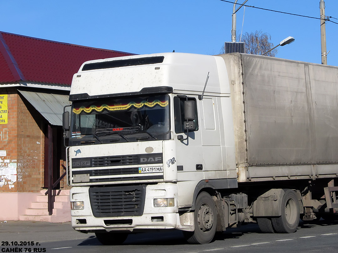 Киев, № АА 4191 МА — DAF 95XF FT