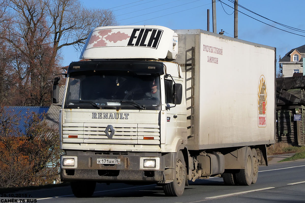 Ярославская область, № К 171 АН 76 — Renault Midliner