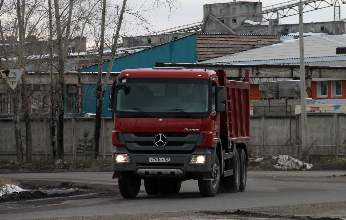 Красноярский край, № Х 761 НА 124 — Mercedes-Benz Actros '09 3341 [Z9M]