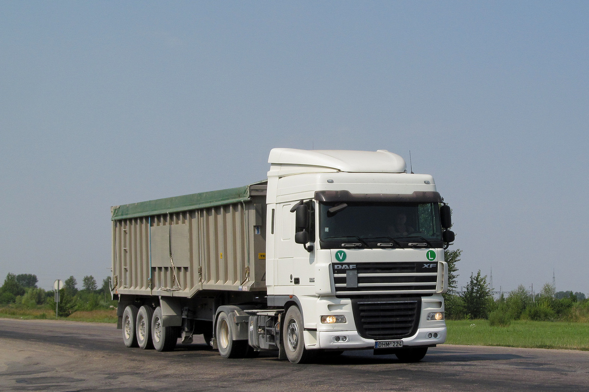 Литва, № DHM 224 — DAF XF105 FT