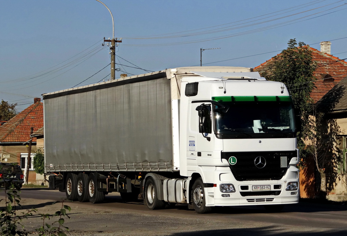 Хорватия, № KR 583-HZ — Mercedes-Benz Actros ('2003) 1846