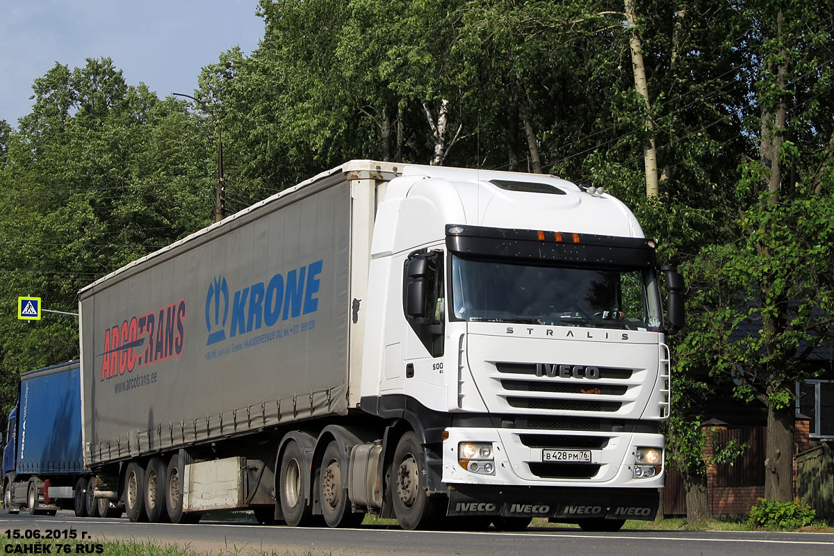 Ярославская область, № В 428 РМ 76 — IVECO Stralis ('2007) 500