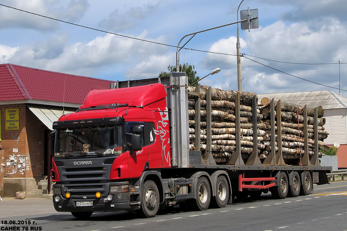 Ярославская область, № У 370 УМ 76 — Scania ('2004) P380