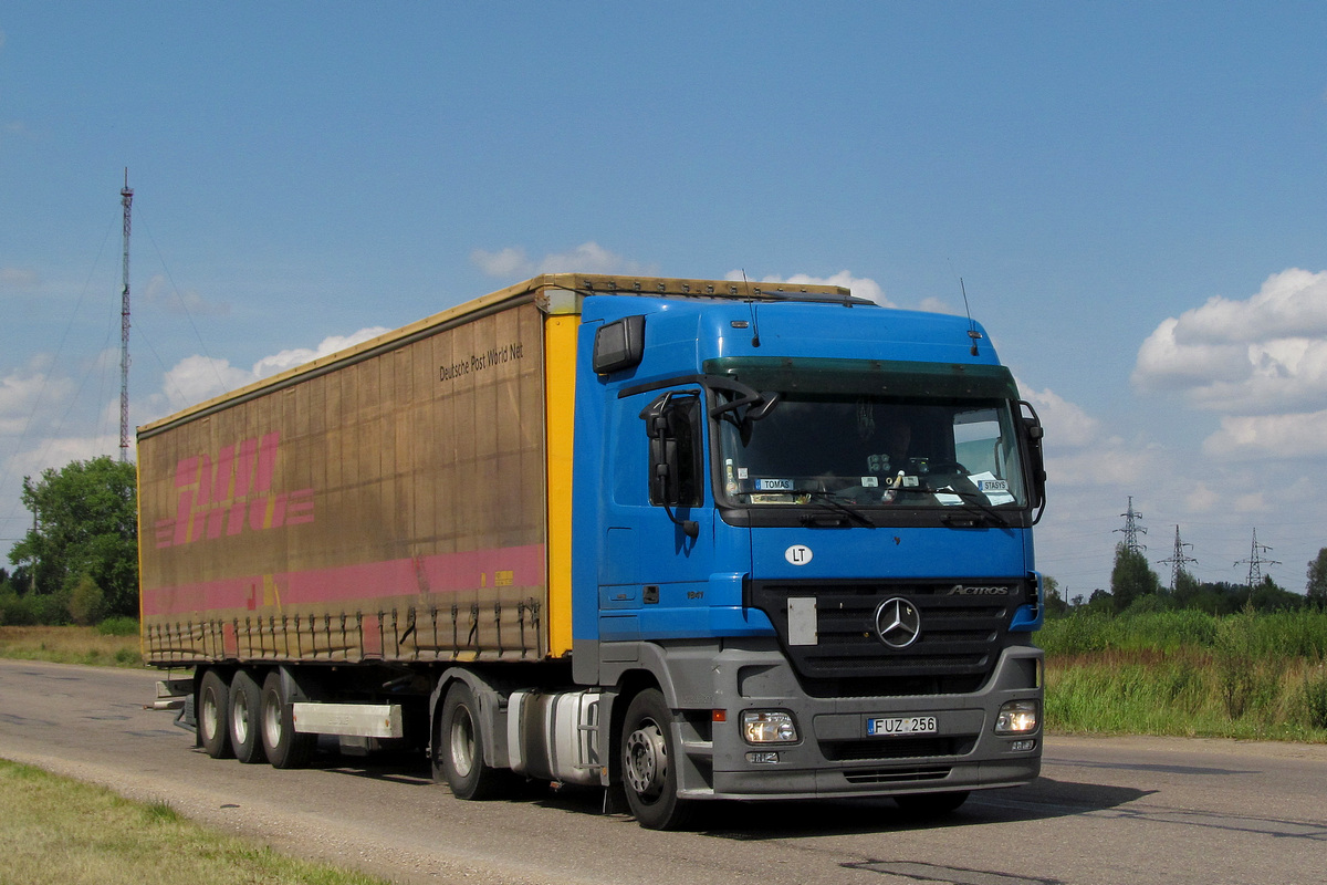 Литва, № FUZ 256 — Mercedes-Benz Actros ('2003) 1841