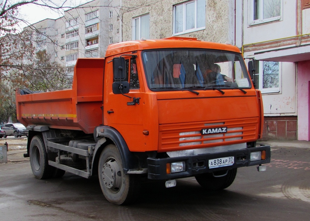 Ивановская область, № А 838 АР 37 — КамАЗ-43255-A3