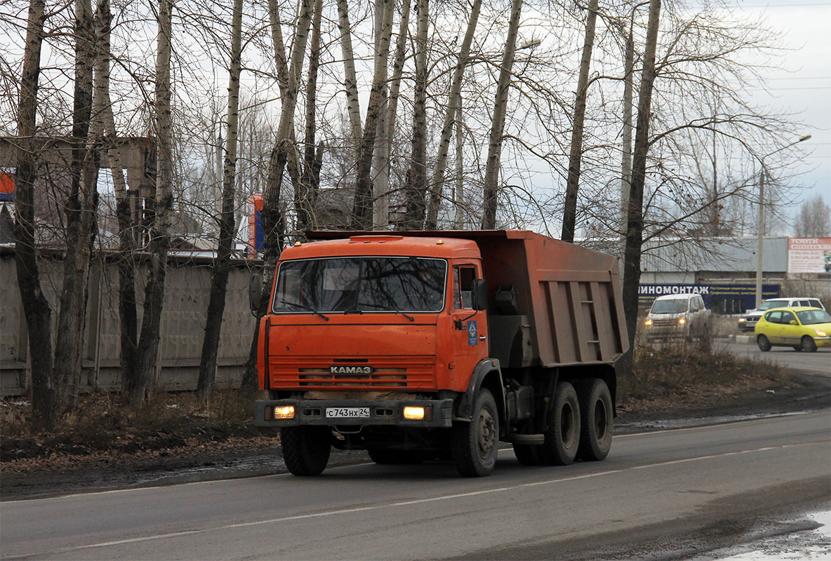 Красноярский край, № С 743 НХ 24 — КамАЗ-65115-02 [65115C]