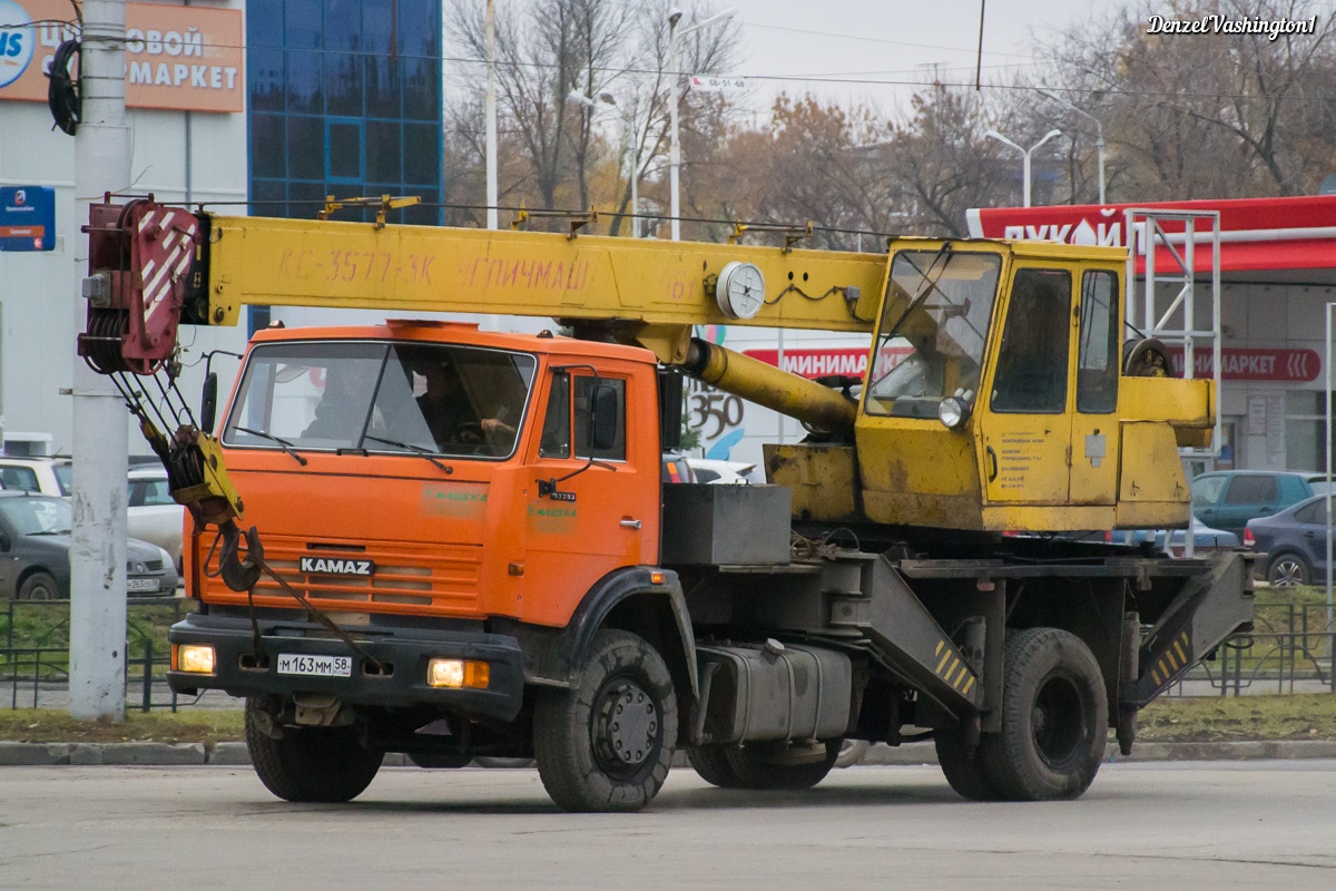 Пензенская область, № М 163 ММ 58 — КамАЗ-43253-15 [43253R]