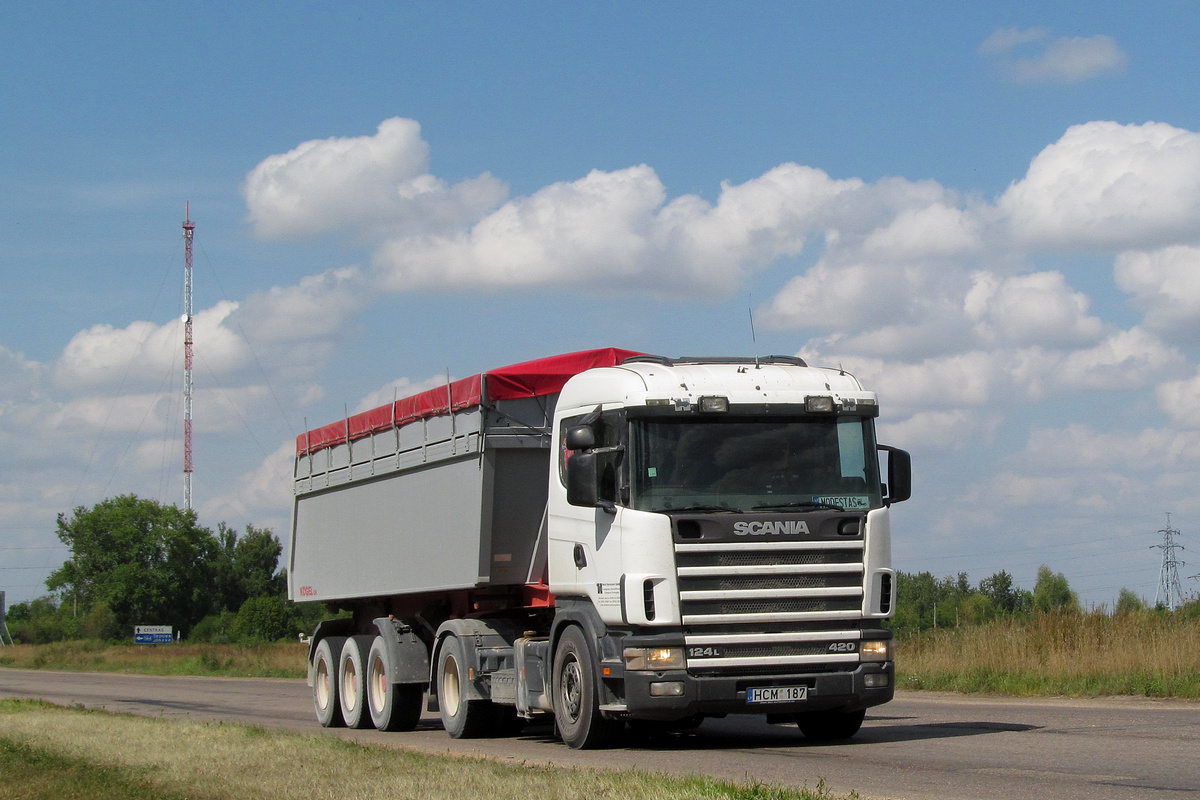 Литва, № HCM 187 — Scania ('1996) R124L