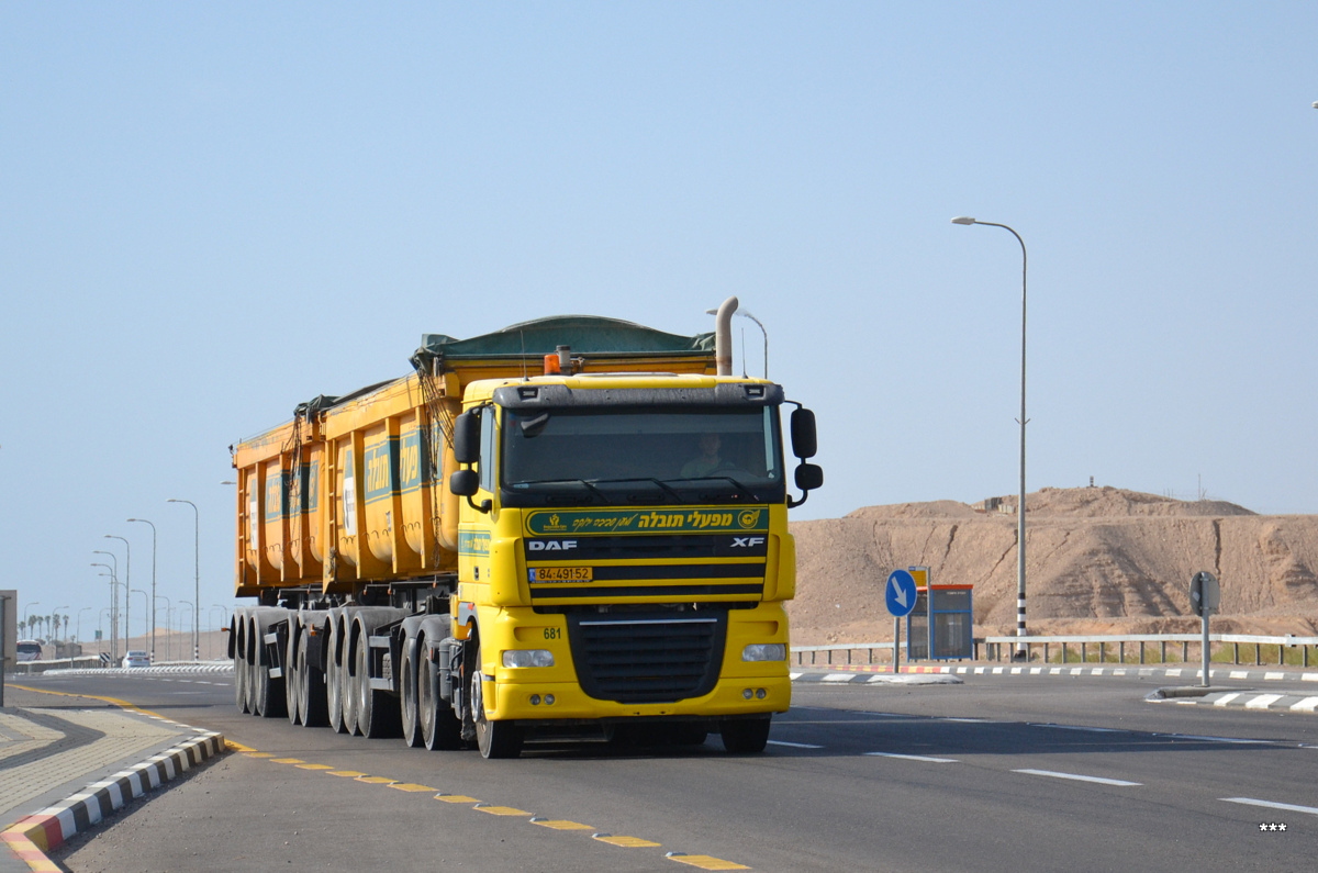 Израиль, № 681 — DAF XF105 FTT