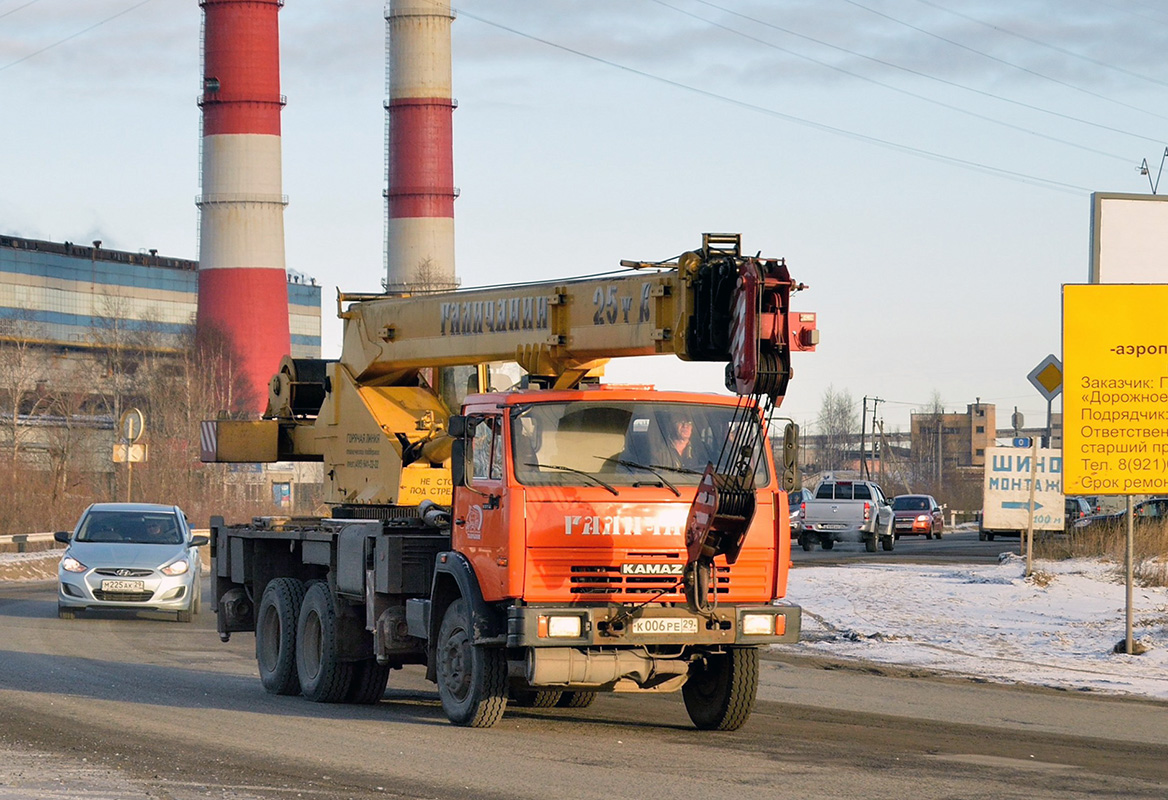 Архангельская область, № К 006 РЕ 29 — КамАЗ-43118-15 [43118R]