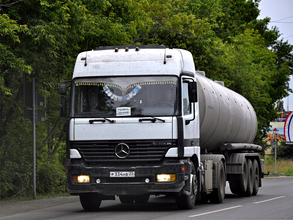 Алтайский край, № Р 334 НВ 22 — Mercedes-Benz Actros ('1997)