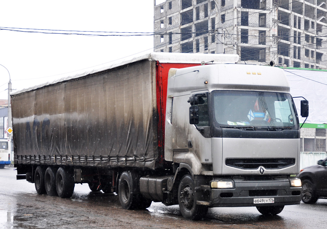 Челябинская область, № В 649 СУ 174 — Renault Premium ('1996)