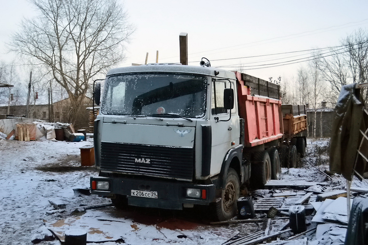 Архангельская область, № К 206 СС 29 — МАЗ-5516 [551600]