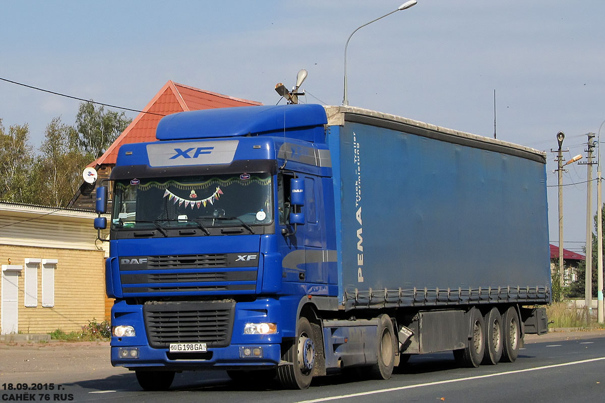 Узбекистан, № 50 G 198 GA — DAF XF95 FT