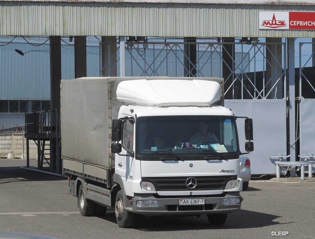 Минск, № АК 4367-7 — Mercedes-Benz Atego 815